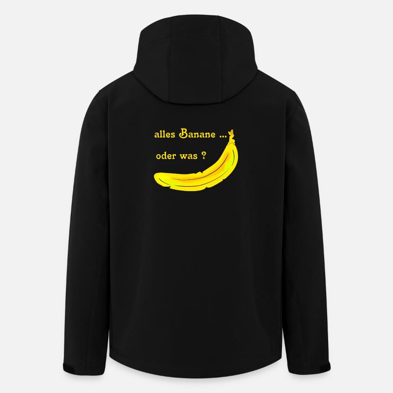 Banane obst - Recycelte Männer Softshell-Jacke von Stanley/Stella - Schwarz