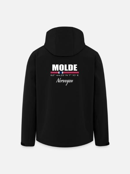 Molde - Recycelte Männer Softshell-Jacke von Stanley/Stella - Schwarz