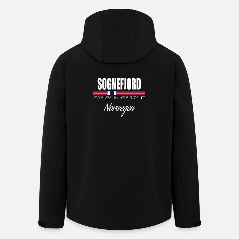 Sognefjord - Recycelte Männer Softshell-Jacke von Stanley/Stella - Schwarz
