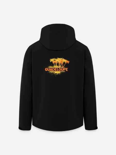Geschenk für Guadeloupe - Recycelte Männer Softshell-Jacke von Stanley/Stella - Schwarz