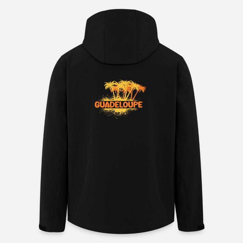 Cadeau pour la Guadeloupe - Veste softshell homme en polyester recyclé Stanley/Stella - noir