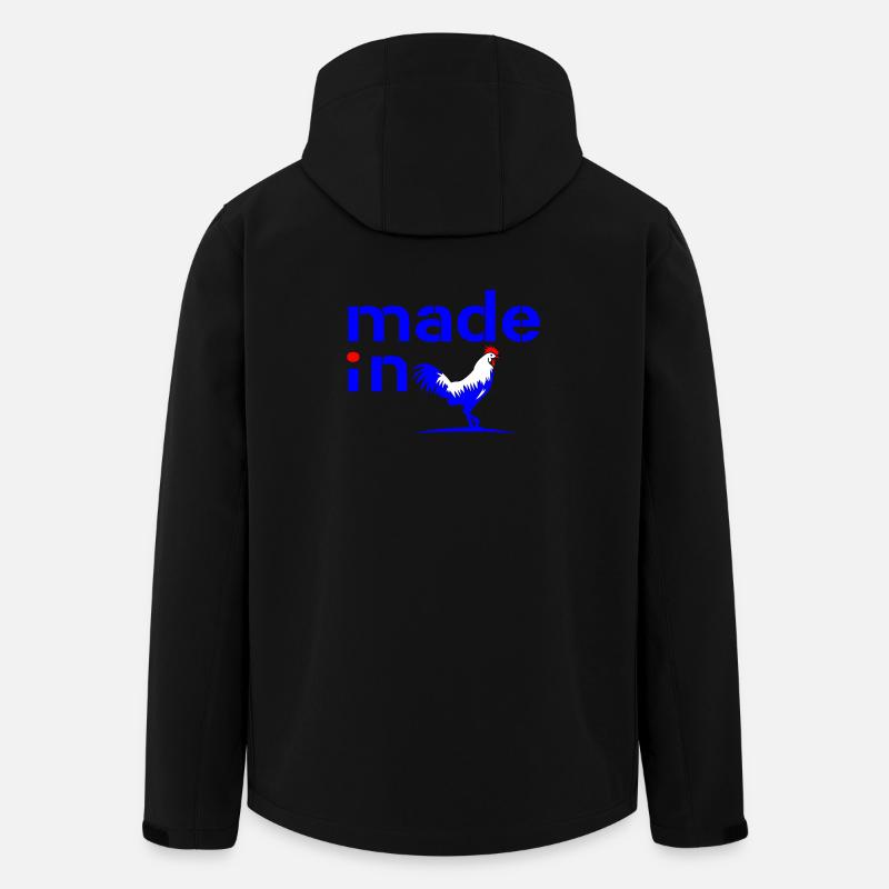 Hergestellt in Frankreich - Recycelte Männer Softshell-Jacke von Stanley/Stella - Schwarz