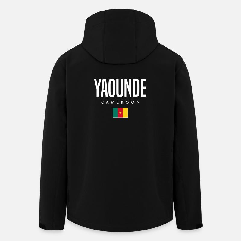 Yaounde Cameroon Cameroonians - Men’s Recycled Softshell Jacket by Stanley/Stella - black