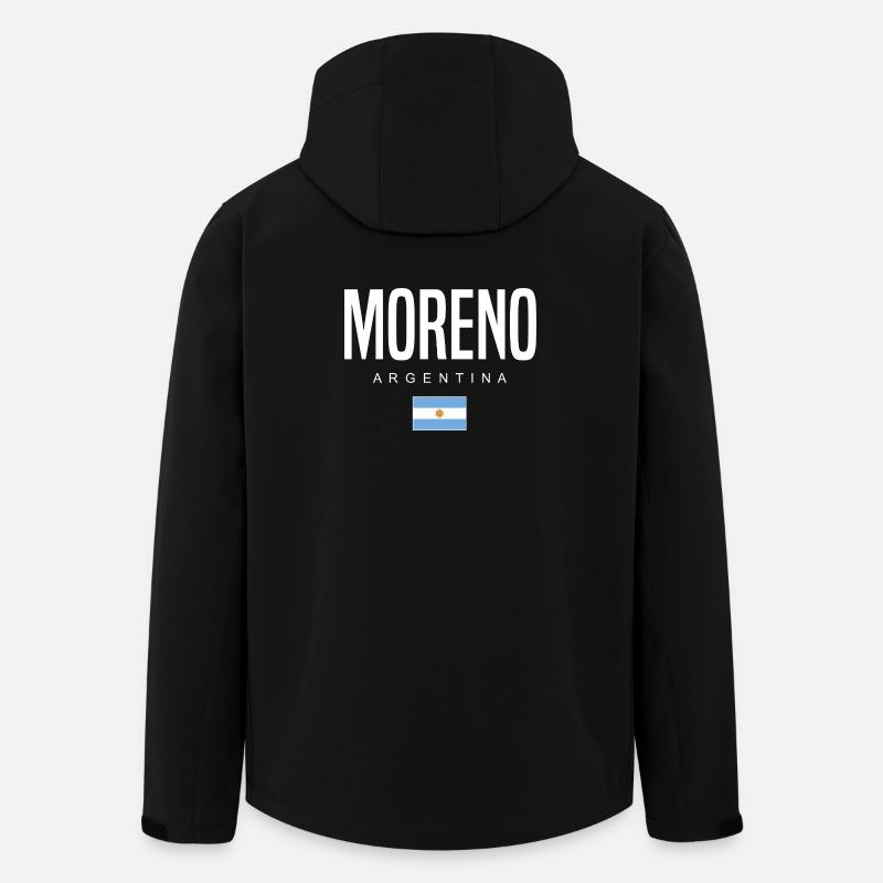 Moreno Argentine Argentin - Veste softshell homme en polyester recyclé Stanley/Stella - noir