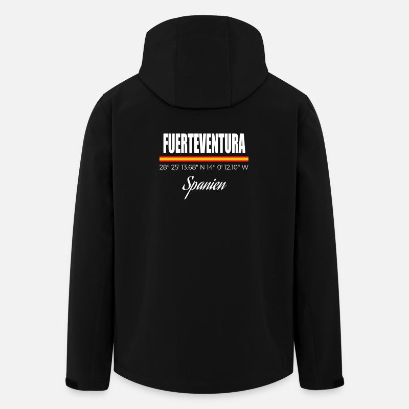 Fuerteventura - Veste softshell homme en polyester recyclé Stanley/Stella - noir