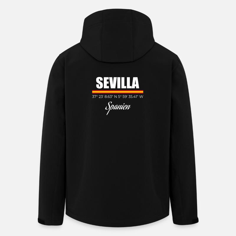 Séville - Veste softshell homme en polyester recyclé Stanley/Stella - noir