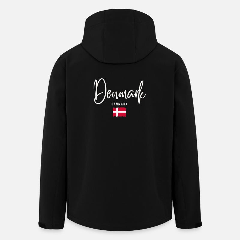 Fabriqué au Danemark, racines danoises - Veste softshell homme en polyester recyclé Stanley/Stella - noir