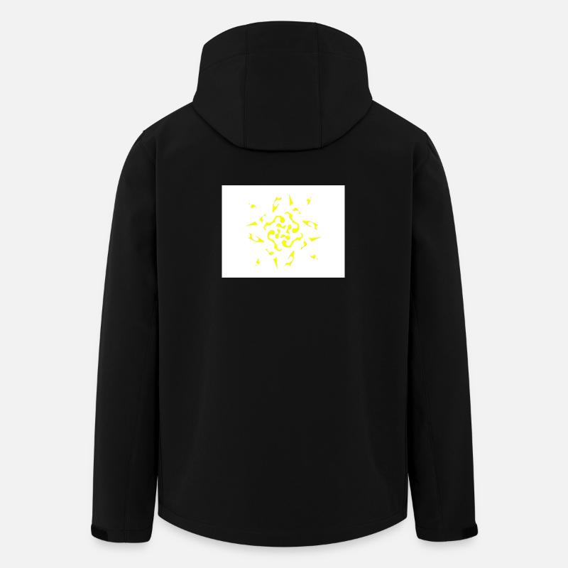 mandala4tv - Men’s Recycled Softshell Jacket by Stanley/Stella - black