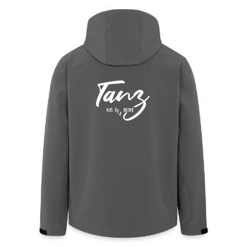 Dance out of line – Be different and unique - Men’s Recycled Softshell Jacket by Stanley/Stella - anthracite - Back - AI Model Male 185 light (185cm)