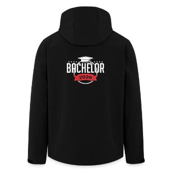 Bachelor 2026 Graduation Graduation - Men’s Recycled Softshell Jacket by Stanley/Stella - black - Back - AI Model Male 185 light (185cm)
