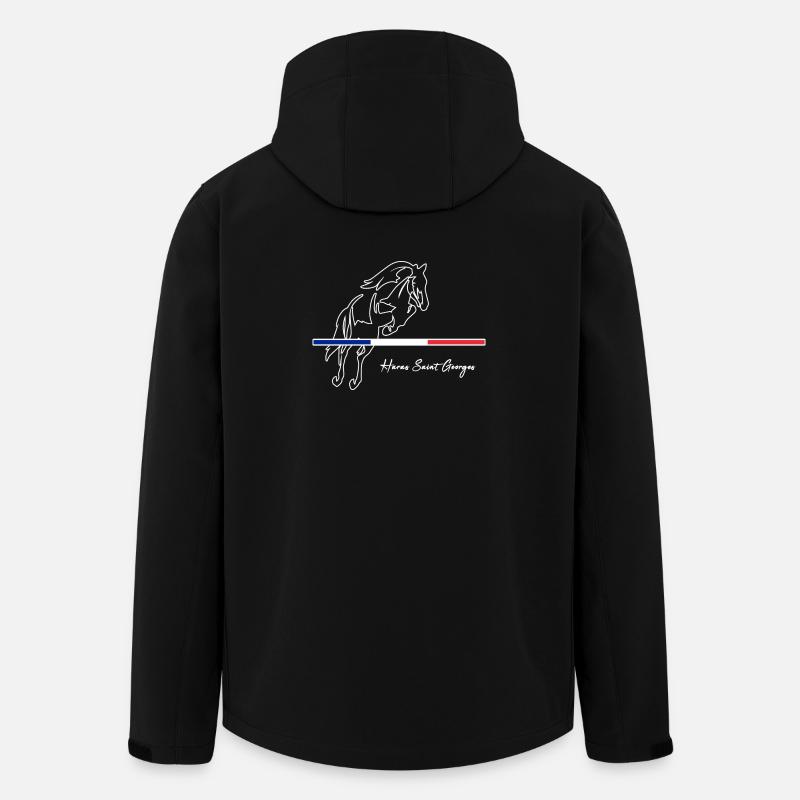 HSGsansfond2 - Recycelte Männer Softshell-Jacke von Stanley/Stella - Schwarz