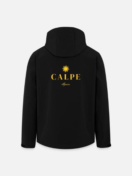 Calpe Spanien Sonnenemblem - Recycelte Männer Softshell-Jacke von Stanley/Stella - Schwarz