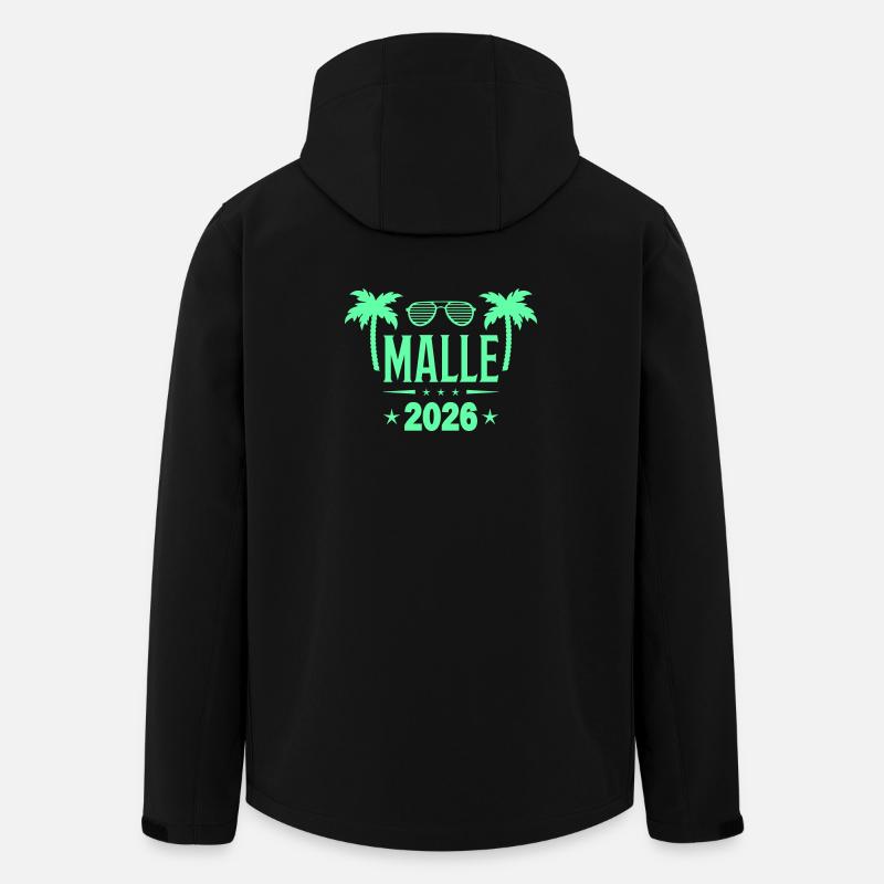 Malle 2026 Palm Tree Sunglasses - Men’s Recycled Softshell Jacket by Stanley/Stella - black