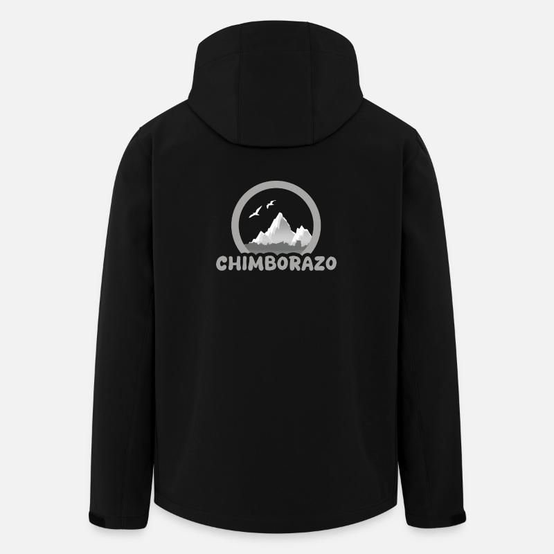 Cadeau pour le chimborazo - Veste softshell homme en polyester recyclé Stanley/Stella - noir