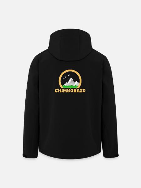 Wandern Chimborazo - Recycelte Männer Softshell-Jacke von Stanley/Stella - Schwarz