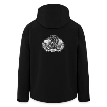 Path of the Northmen - Men’s Recycled Softshell Jacket by Stanley/Stella - black - Back - AI Model Male 185 light (185cm)