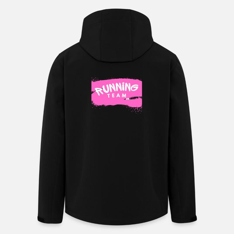 Running Team - Men’s Recycled Softshell Jacket by Stanley/Stella - black