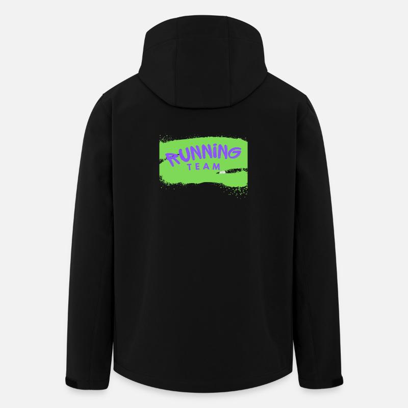 Running Team - Men’s Recycled Softshell Jacket by Stanley/Stella - black