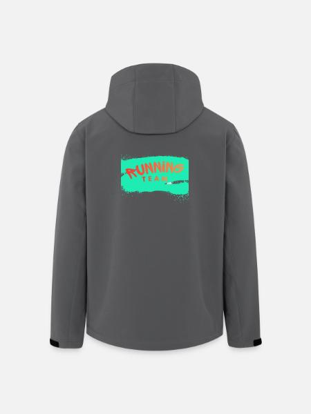 Running Team - Recycelte Männer Softshell-Jacke von Stanley/Stella - Schwarz