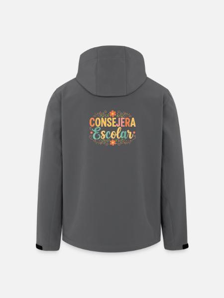 Consejera Escolar Floral - Recycelte Männer Softshell-Jacke von Stanley/Stella - Schwarz