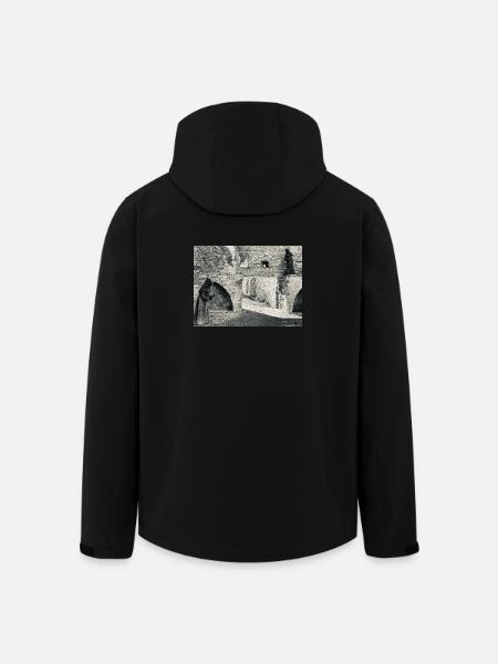 Monastery Shadows on the Stone - Men’s Recycled Softshell Jacket by Stanley/Stella - black