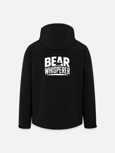 Bear Whisperer - Men’s Recycled Softshell Jacket by Stanley/Stella - black