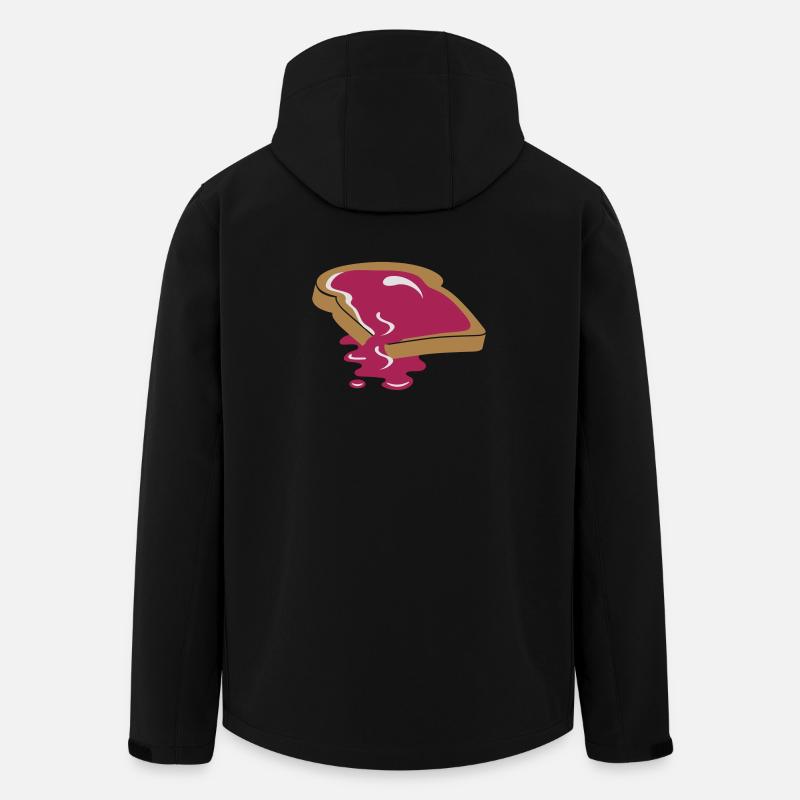 Brot mit Marmelade - Recycelte Männer Softshell-Jacke von Stanley/Stella - Schwarz