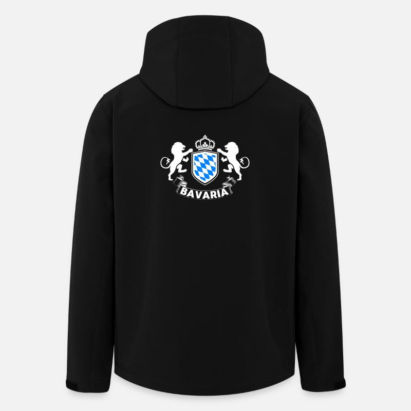 BAVARIA - Recycelte Männer Softshell-Jacke von Stanley/Stella - Schwarz