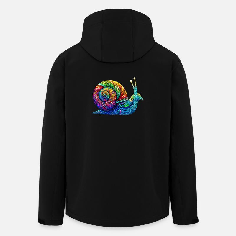 Snail - Men’s Recycled Softshell Jacket by Stanley/Stella - black
