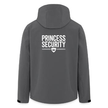 Princess Security - Men’s Recycled Softshell Jacket by Stanley/Stella - anthracite - Back - AI Model Male 185 light (185cm)