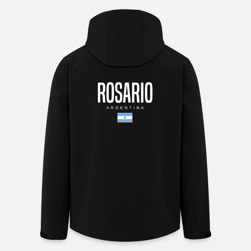 Rosario Argentina Argentinian - Men’s Recycled Softshell Jacket by Stanley/Stella - black