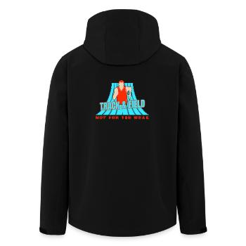 Les athlètes d’athlétisme ne sont pas pour les faibles - Veste softshell homme en polyester recyclé Stanley/Stella - noir - Dos - AI Model Male 185 light (185cm)