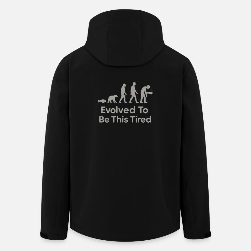 Charles Darwin Geschenk Natürliche - Recycelte Männer Softshell-Jacke von Stanley/Stella - Schwarz