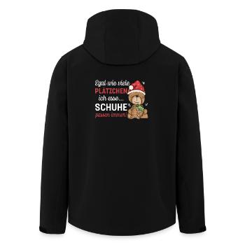 Cadeaux de Noël - Veste softshell homme en polyester recyclé Stanley/Stella - noir - Dos - AI Model Male 185 light (185cm)