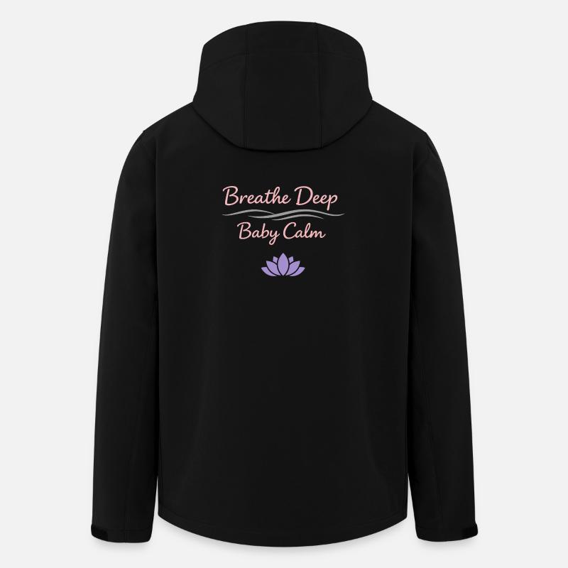 Vorgeburtliches Yoga Werdende Mutter - Recycelte Männer Softshell-Jacke von Stanley/Stella - Schwarz