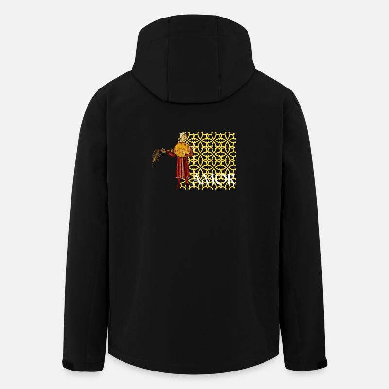 Amor - Men’s Recycled Softshell Jacket by Stanley/Stella - black