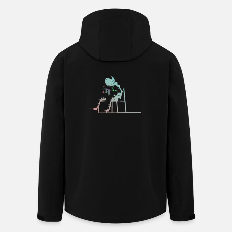 astronaut - Men’s Recycled Softshell Jacket by Stanley/Stella - black