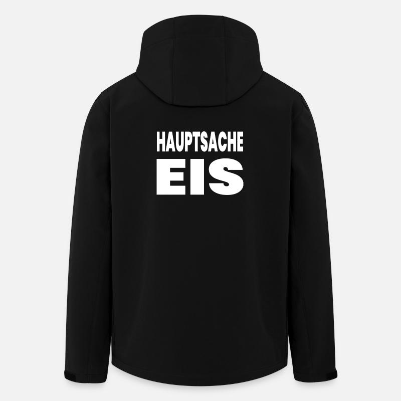 Eis - Recycelte Männer Softshell-Jacke von Stanley/Stella - Schwarz