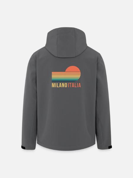 Milan, Italy - Men’s Recycled Softshell Jacket by Stanley/Stella - black