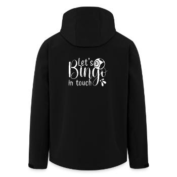 Bingo Player Let´s Bingo In Touch Bingo - Recycelte Männer Softshell-Jacke von Stanley/Stella - Schwarz - Hinten - AI Model Male 185 light (185cm)