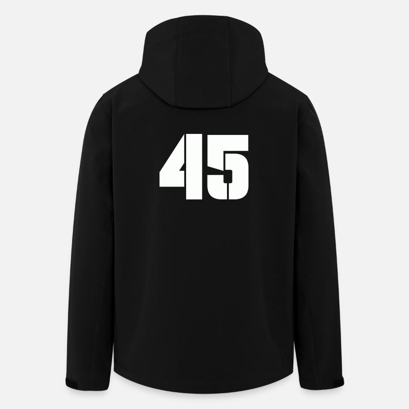 45 - Recycelte Männer Softshell-Jacke von Stanley/Stella - Schwarz