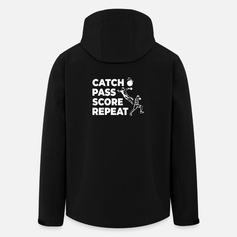 Motivation des joueurs de handball - Veste softshell homme en polyester recyclé Stanley/Stella - noir
