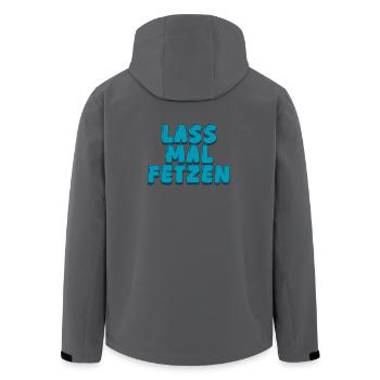 3. Laisse-la déchirer - Veste softshell homme en polyester recyclé Stanley/Stella - noir - Dos - AI Model Male 185 light (185cm)