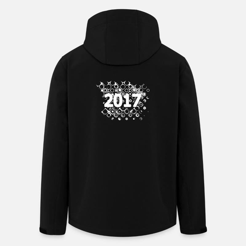 rétro 2017 - Veste softshell homme en polyester recyclé Stanley/Stella - noir