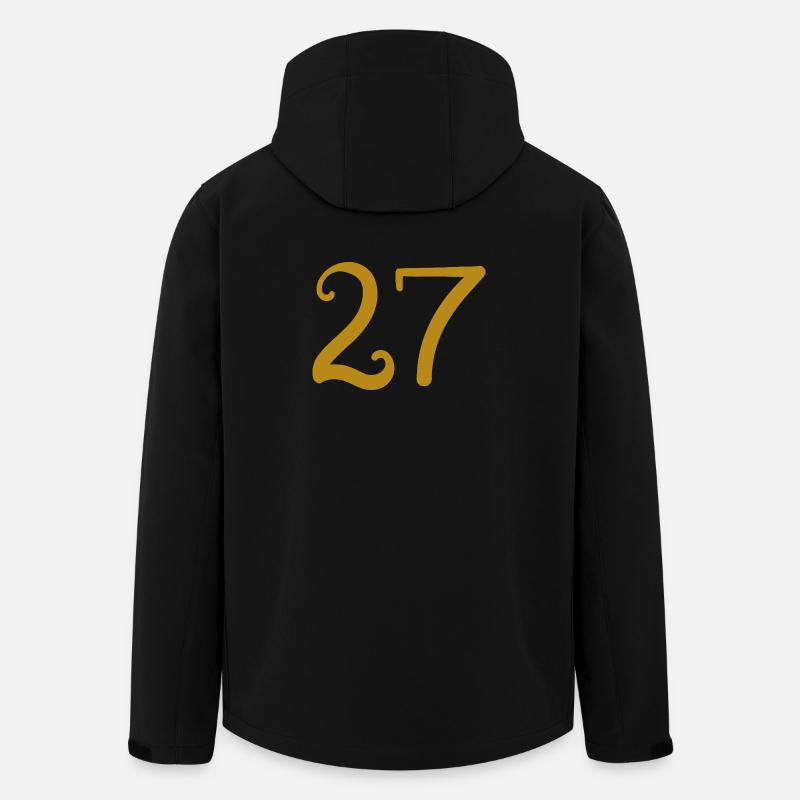 27 - Recycelte Männer Softshell-Jacke von Stanley/Stella - Schwarz