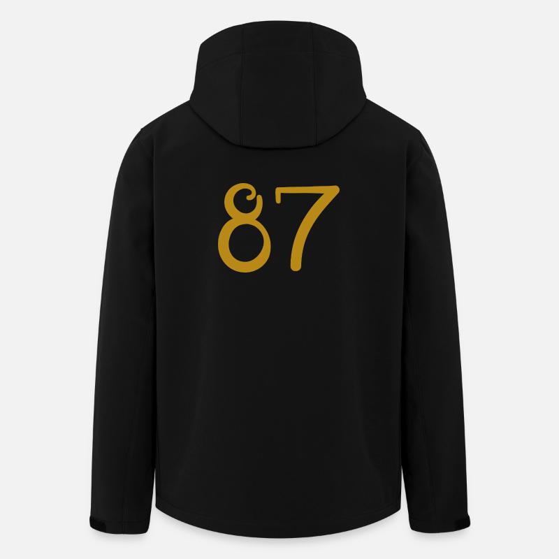 87 - Men’s Recycled Softshell Jacket by Stanley/Stella - black