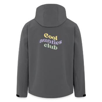 Club des tantes - Veste softshell homme en polyester recyclé Stanley/Stella - noir - Dos - AI Model Male 185 light (185cm)