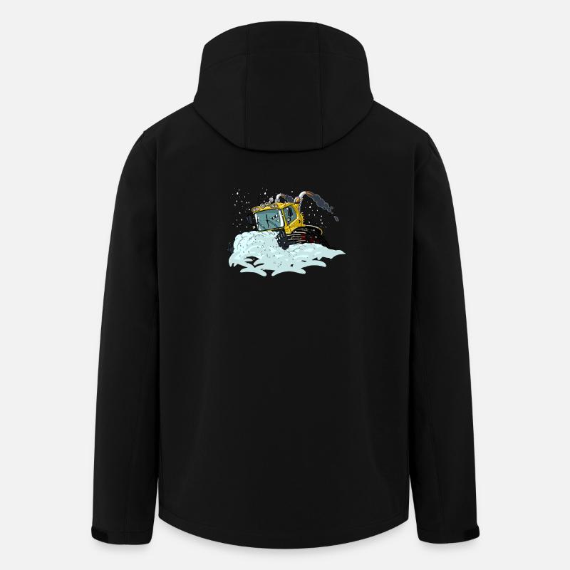 yellow snow shovel - Men’s Recycled Softshell Jacket by Stanley/Stella - black