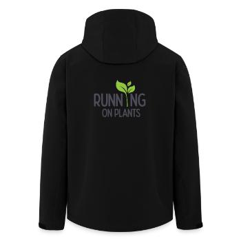 Courir sur les plantes - Veste softshell homme en polyester recyclé Stanley/Stella - noir - Dos - AI Model Male 185 light (185cm)