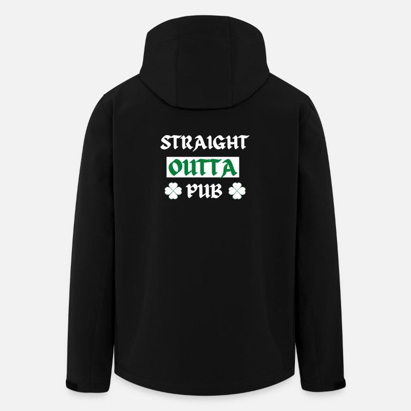 T-shirt Pub Night Shamrock - Veste softshell homme en polyester recyclé Stanley/Stella - noir